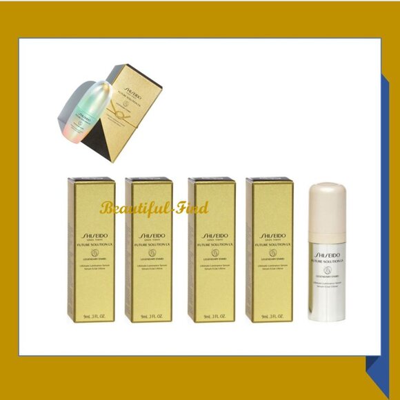4X Shiseido Future Solution LX Legendary Enmei Luminance Serum 9mL NIB - Picture 1 of 6